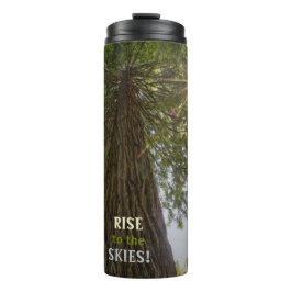 RISE Inspirationelles Foto eines Baumes zum Himmel Thermosbecher