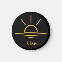 Rise — Minimalist Sunrise Magnet