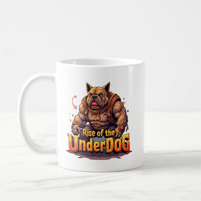 Rise of the Underdog Mug – Motivational Coffee Mug (Gauche)