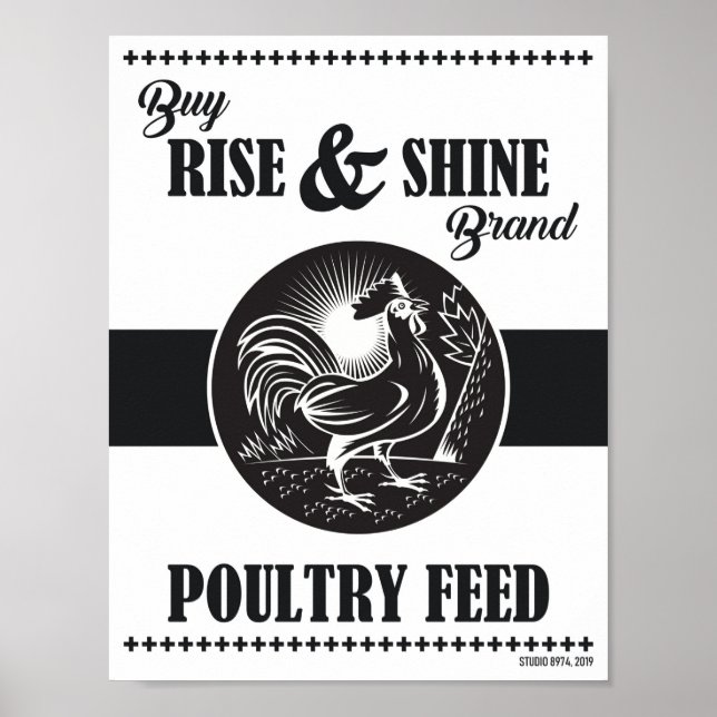 RISE & SHINE POSTER (Vorne)
