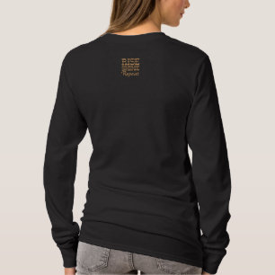 Rise Shine Repeat Besticktes Langarmshirt