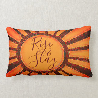 Rise & Slay Throw Kissen