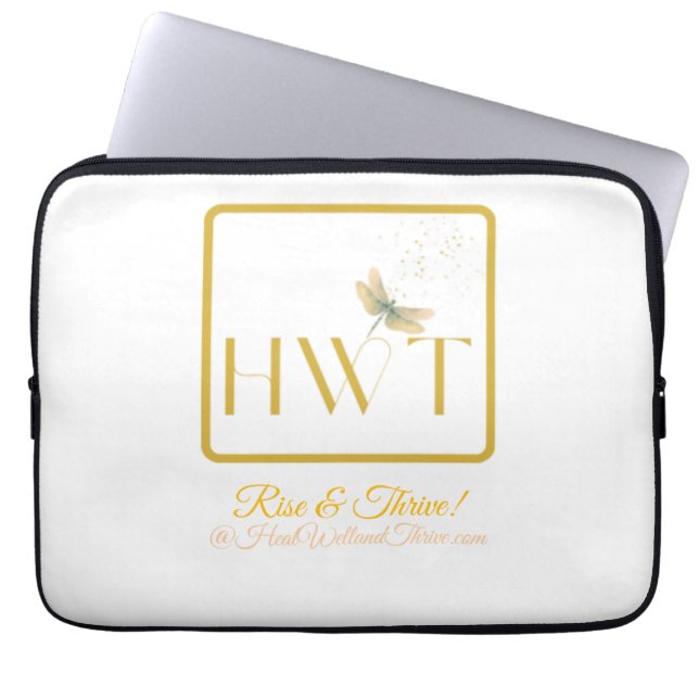 Rise & Thrive! Gold Collection Pocket Folder Laptopschutzhülle (Vorderseite)