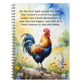 Rise und Shine Rooster Notizblock