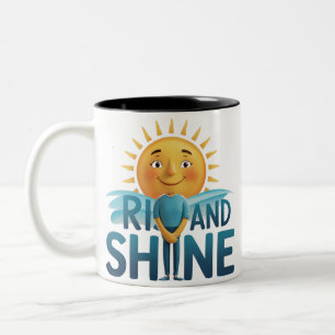 Rise und Shine Zweifarbige Tasse