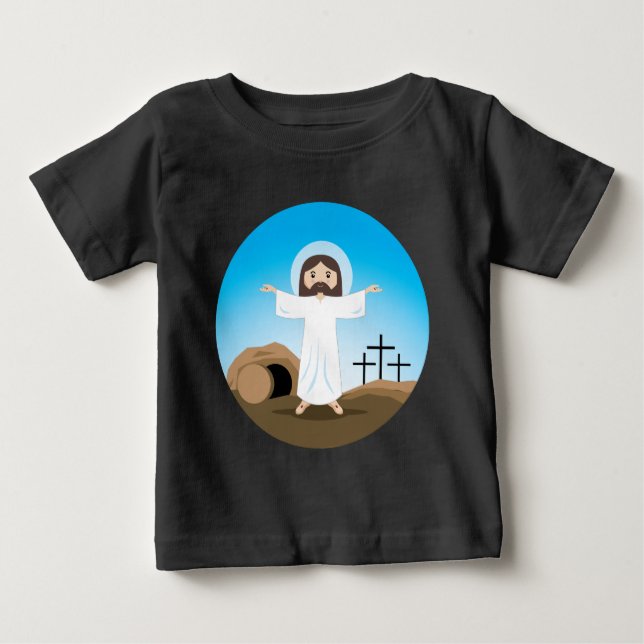 Risen Christ Baby T-shirt (Vorderseite)
