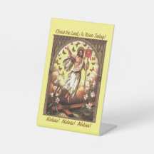 Risen Christ inmitten einer Flutter der Schmetterl