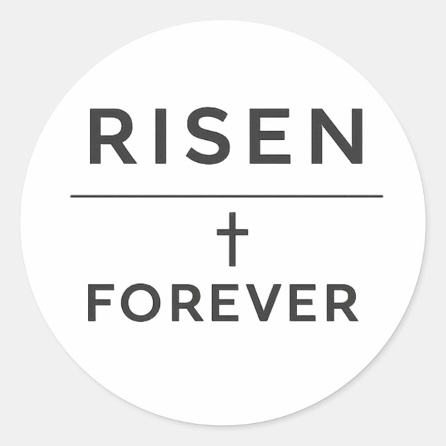 Risen + Forever Sticker  (Vorderseite)