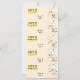 Risen Religious Christlich Sand Oaster Platzkarte