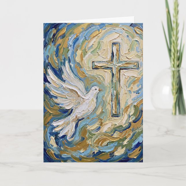 Risen Wings of Hope Easter Card Karte (Vorderseite)