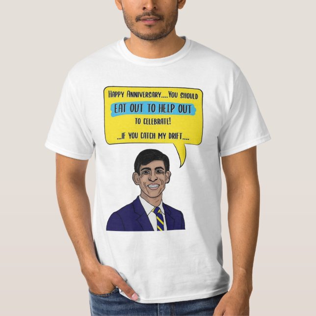 Rishi sunak zitiert T-Shirt (Vorderseite)