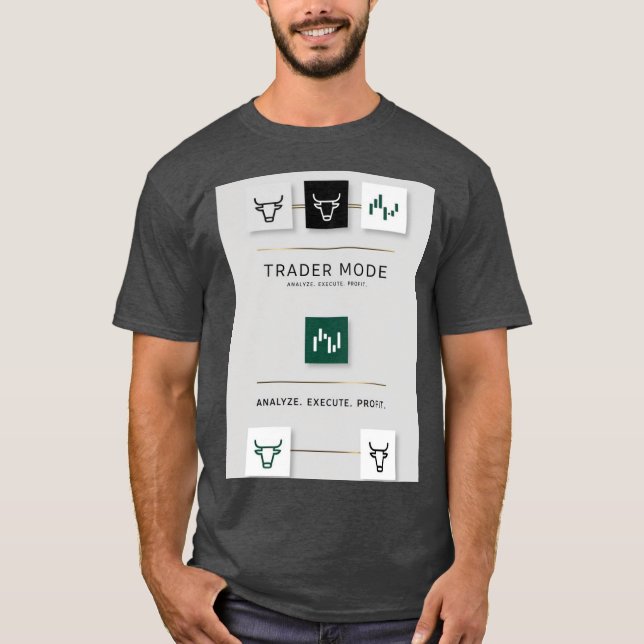 Risiko. Belohnung. Wieder von vorne. - Pro Trader  T-Shirt (Vorderseite)