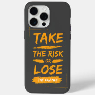 Risiko eingehen oder die Chance verlieren Case-Mate iPhone Hülle