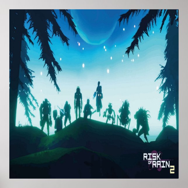 Risiko für Regen 2 p Poster (Vorne)