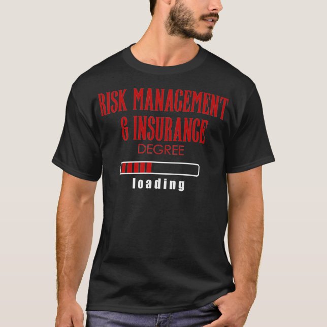 Risiko-Management-Versicherungsstufe T-Shirt (Vorderseite)