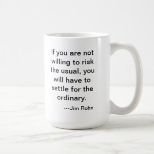 Risiko-Tasse Jims Rohn Kaffeetasse