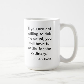 Risiko-Tasse Jims Rohn Kaffeetasse
