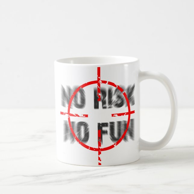 Risiko und Spaß Kaffeetasse (Rechts)