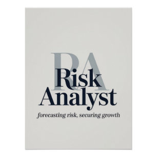 Risikoanalyst - Prognostizierendes Risiko, Sicheru Poster