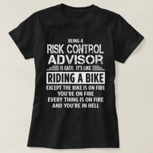 Risikoberater für die Kontrolle T-Shirt