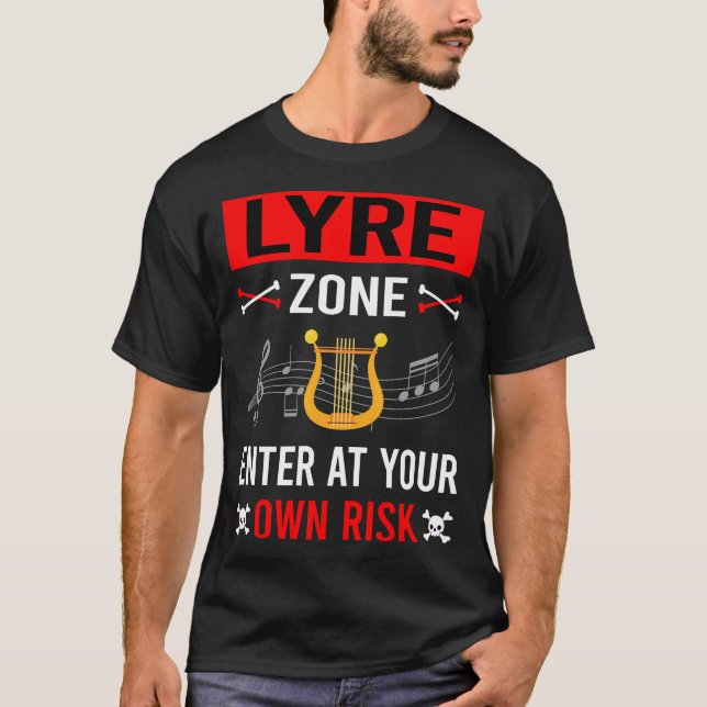 Risikogebiet Lyre T-Shirt (Vorderseite)