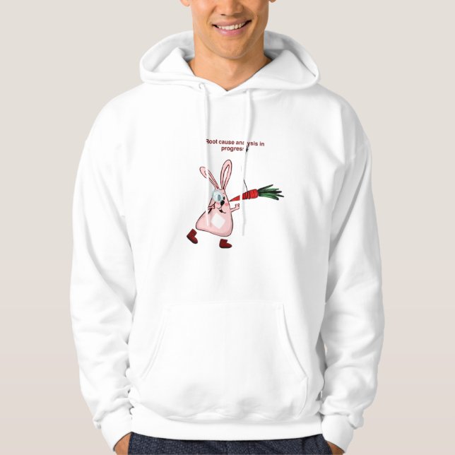 Risikomanager im Einsatz  Hoodie (Vorderseite)