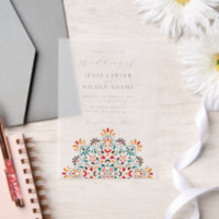 Rising Boho Indian Fusion Floral Mandala Wedding