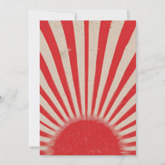 Rising Sun Background – Retro Vintage Rays Feiertagskarte