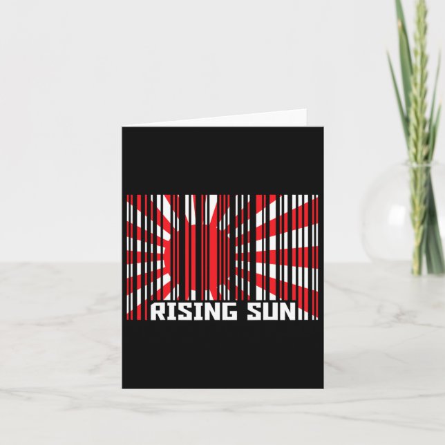Rising Sun Karate Rcode  Karte (Vorderseite)