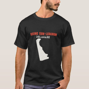 Rising Sun Libanon Delaware USA Staat America Trav T-Shirt
