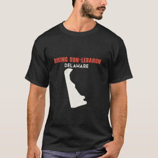 Rising Sun Libanon Delaware USA Staat America Trav T-Shirt