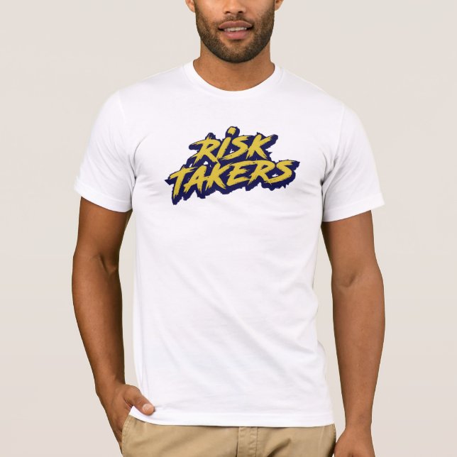 "Risk Takers" Graffiti Street Art T-Shirt (Vorderseite)
