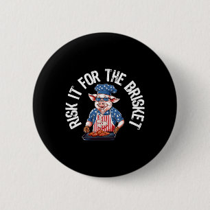 Riskier es für das Brisket Lustiges Schwein Grille Button