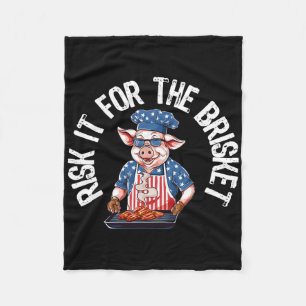 Riskier es für das Brisket Lustiges Schwein Grille Fleecedecke