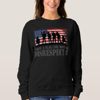 Riskierte kommende Zuhause unter Flag nicht missac Sweatshirt