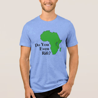 Riss du überhaupt? Geologie Meme Tri-Blend Shirt