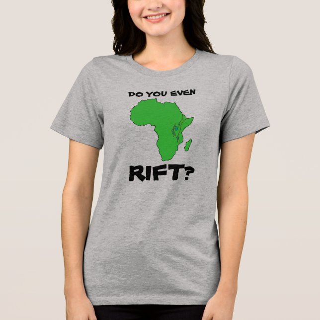 Riss du überhaupt? Lifting Meme Tri-Blend Shirt (Vorderseite)
