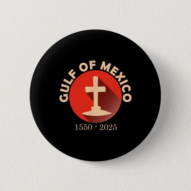 Riss Golf von Mexiko  Button (Vorderseite)