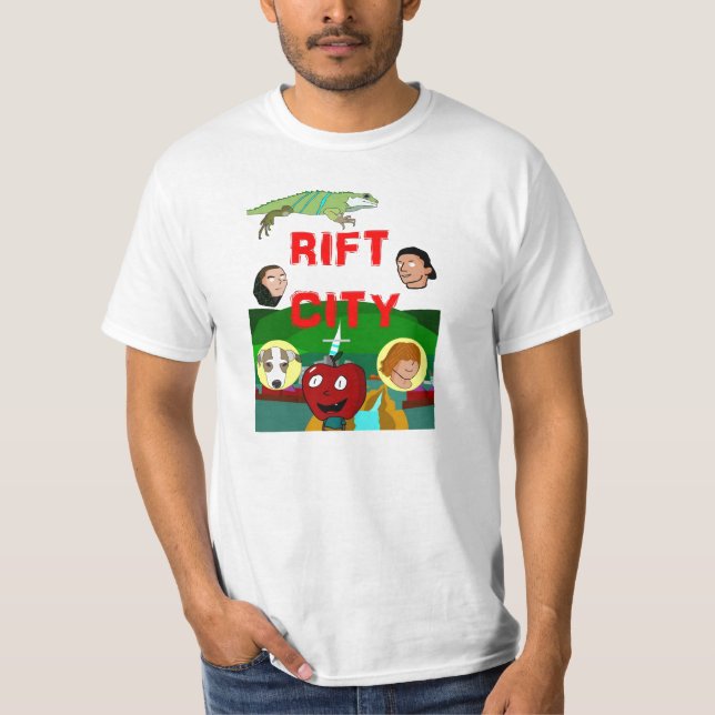 Riss-Stadt T-Shirt (Vorderseite)