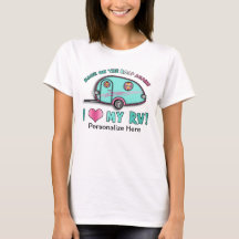 Riss-Tropfen RV-Reise-Anhänger T - SHIRTS
