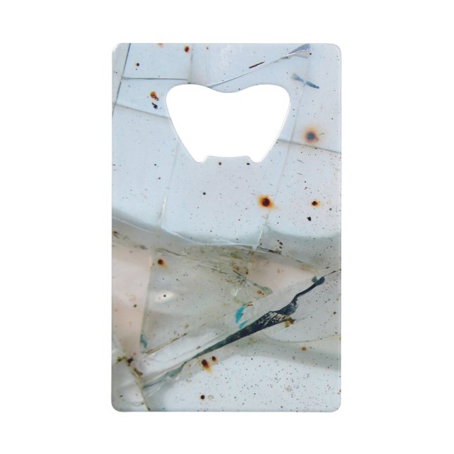 Rissbildung Kreditkartenflaschenöffner (Vorderseite)