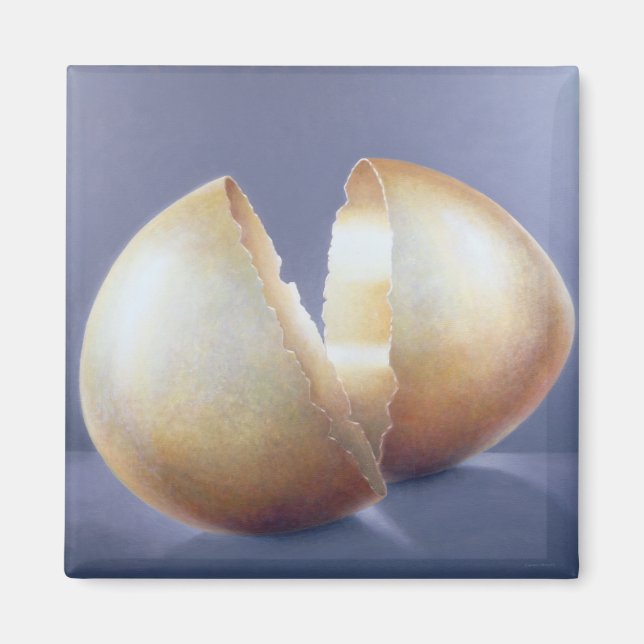 Risse Bronzezeiteier Magnet (Vorne)