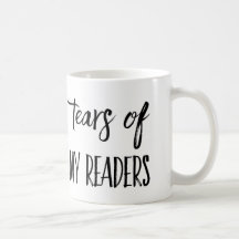 Risse der Kaffee-der Tasse meines Leser-Verfassers