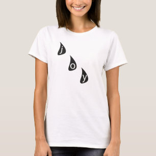 Risse des T - Shirt der Freude-grafischer