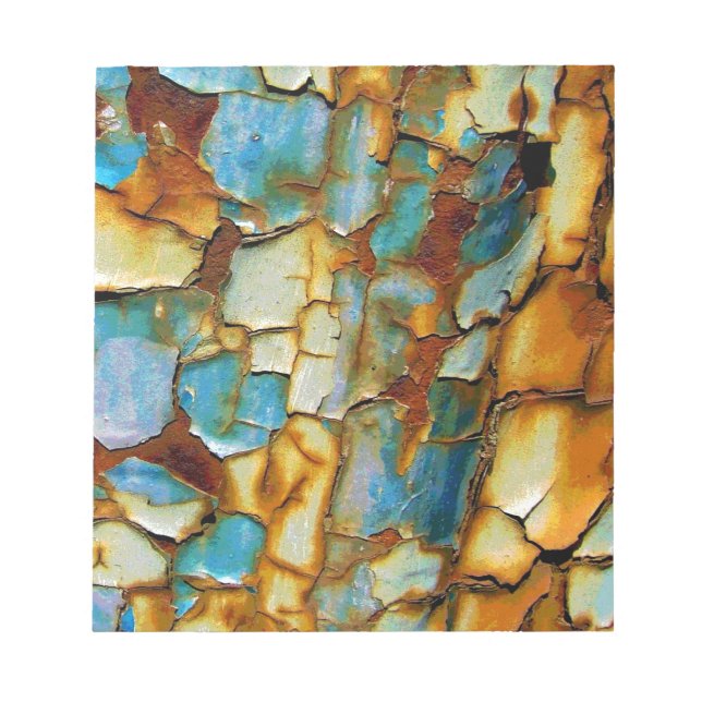 Risse Farbe Notizblock (Vorderseite)