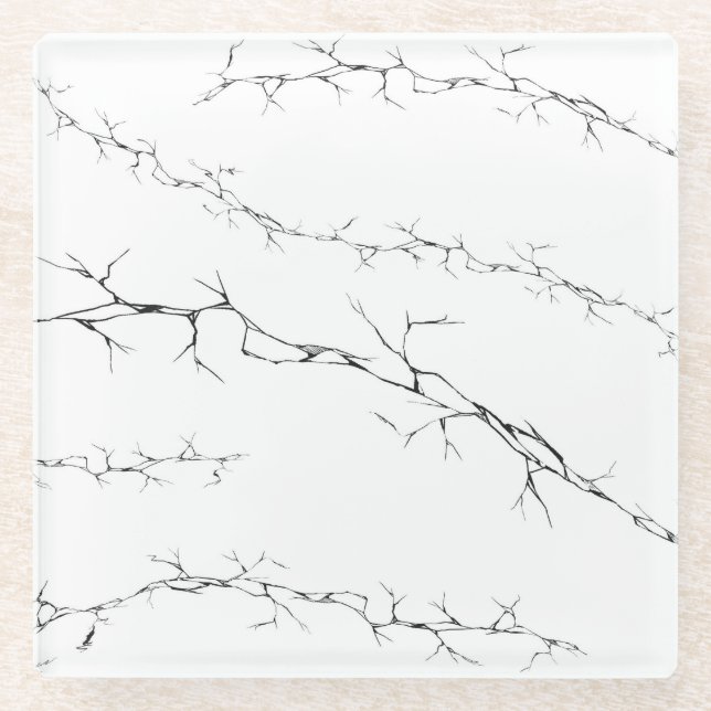 Risse Glasuntersetzer (Vorderseite)