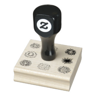 Risse im Party Gummistempel