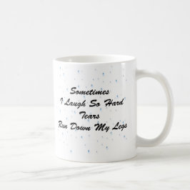 Risse laufen hinunter meine Beine Kaffeetasse