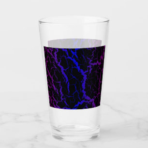 Risse Leerlaufbahn - Lila/blau Glas