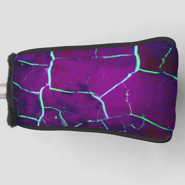 Risse - Lila Golf Headcover (Vorderseite)